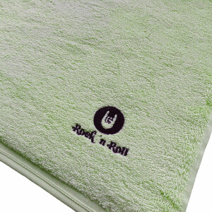 Rock `n Roll Handtuch | 50x100 cm | Farbe tibet | mit hochwertiger Stickerei