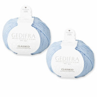 Wolle Gedifra Classico | 100% Merinowolle | 2 Stück je 50g | Farbe 3315