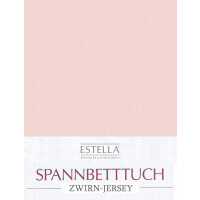 Estella Zwirnjersey Spannbetttuch 140/200 - 160/220 cm rosa (400)