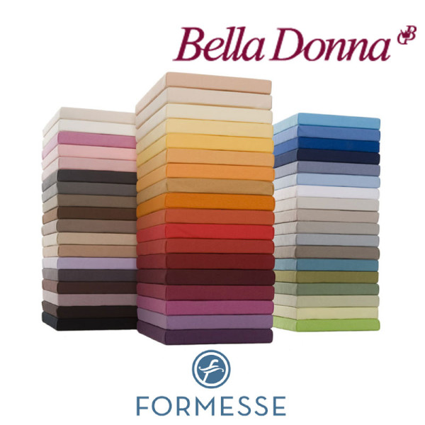 Formesse Spannbetttuch Bella Donna Jersey | Duo 2 | Für Matratzen mit verstellbarem Kopf- und Fußteil